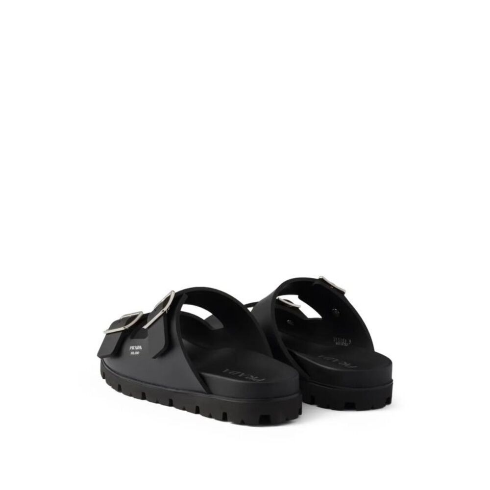 Prada Men Double-Strap Buckle Sandals - Picture 4 of 5